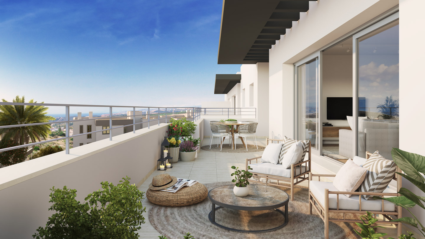 1.VROM_TERRACE Apartments & Penthouses in Valle romano, Estepona