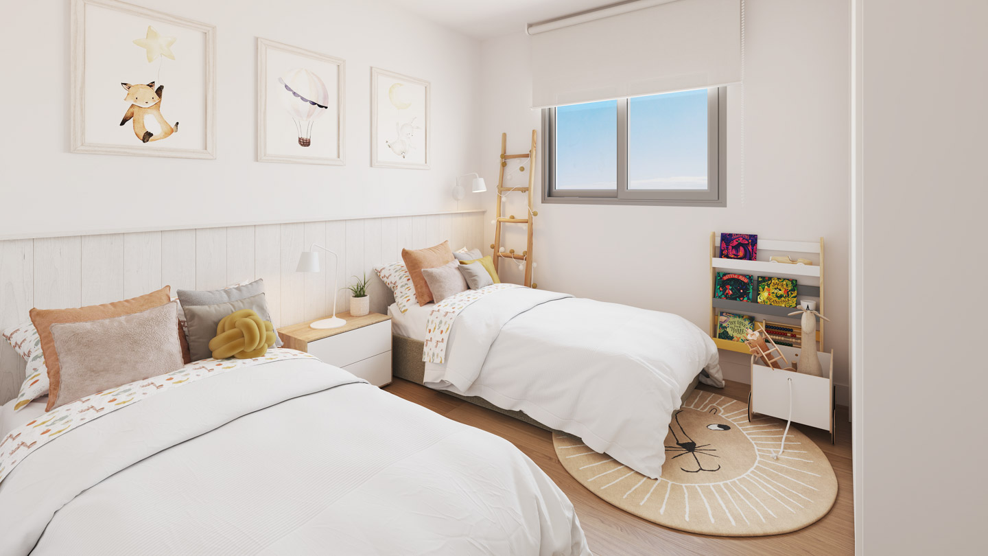 5.VROM_BEDROOM_02 Apartments & Penthouses in Valle romano, Estepona