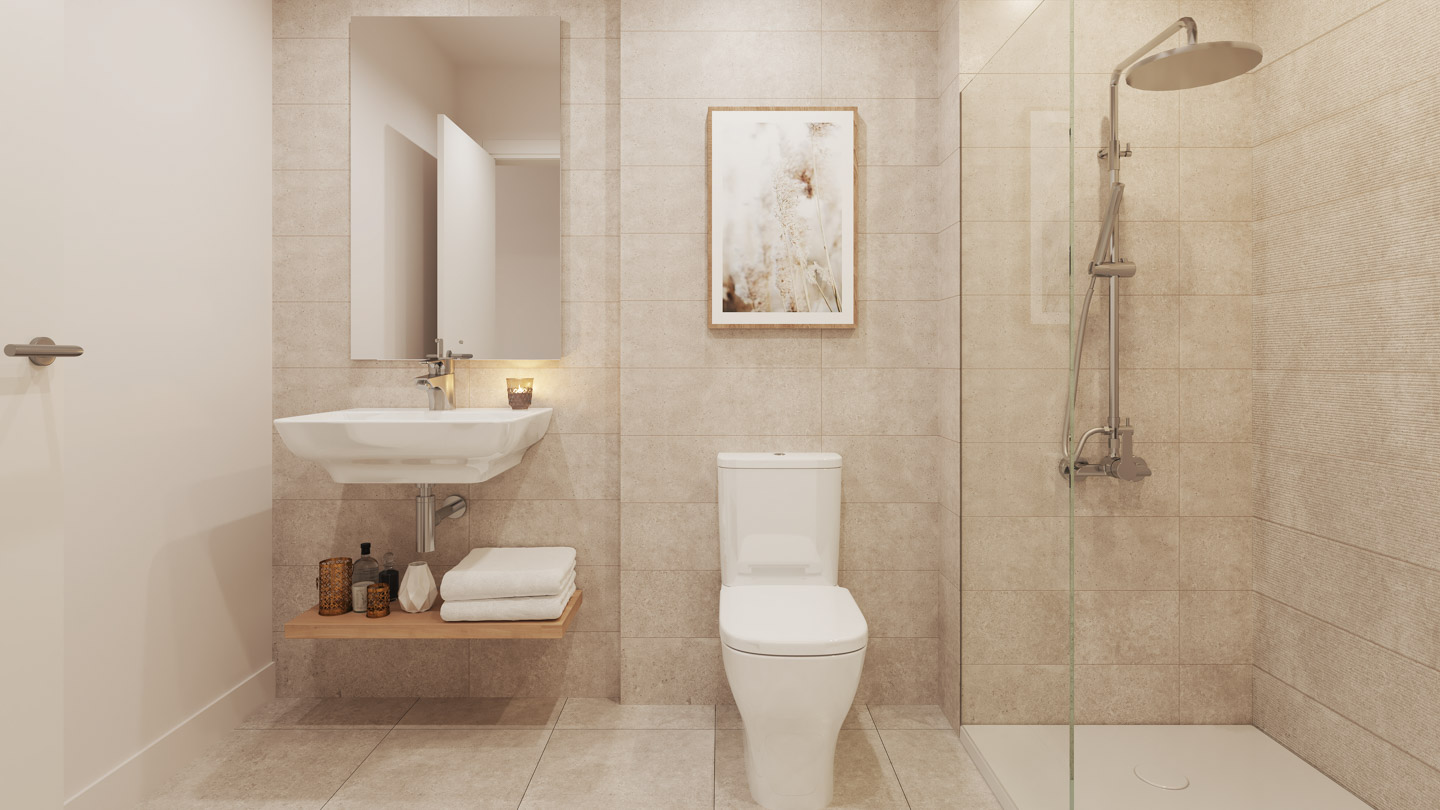7.VROM_BATH_02 Apartments & Penthouses in Valle romano, Estepona