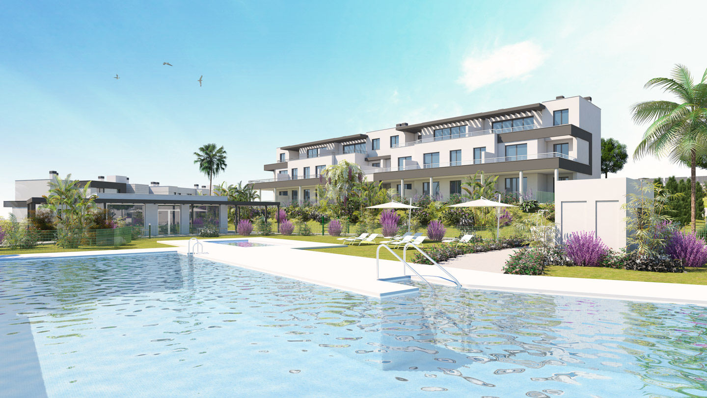 VROM_GENERAL_03 Apartments & Penthouses in Valle romano, Estepona