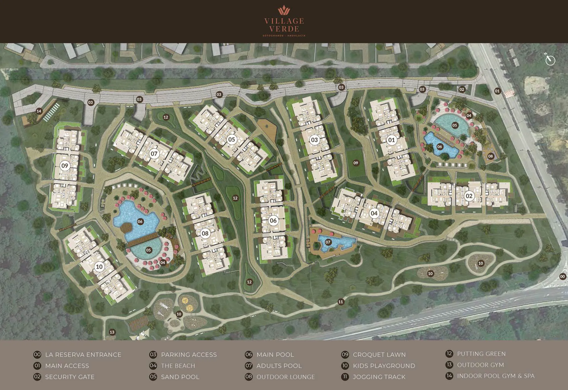Village Verde Apartments & Penthouses in La Reserva, Sotogrande