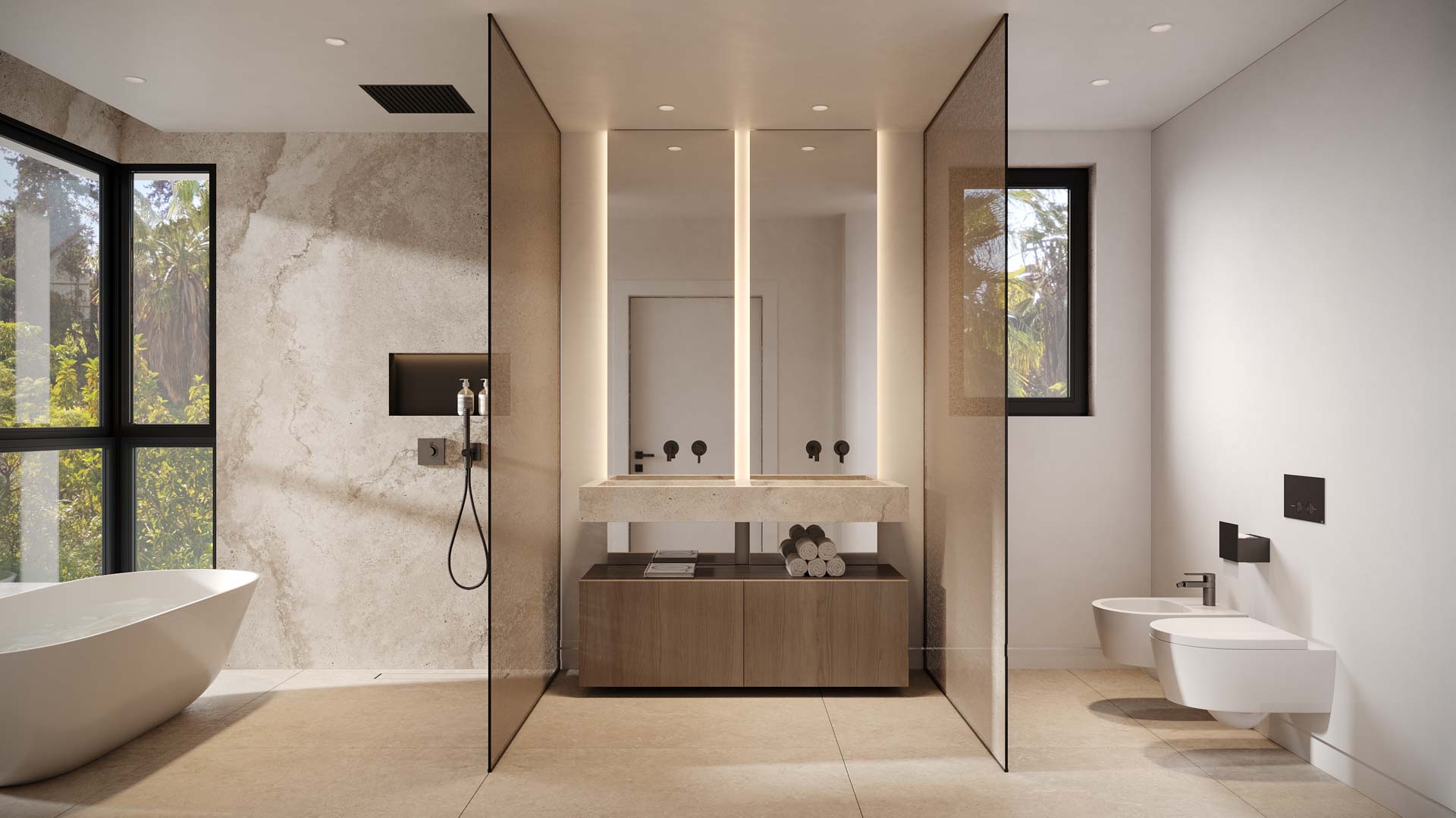 BATHROOM 3 Noura Villas - Marbella Golden Mile