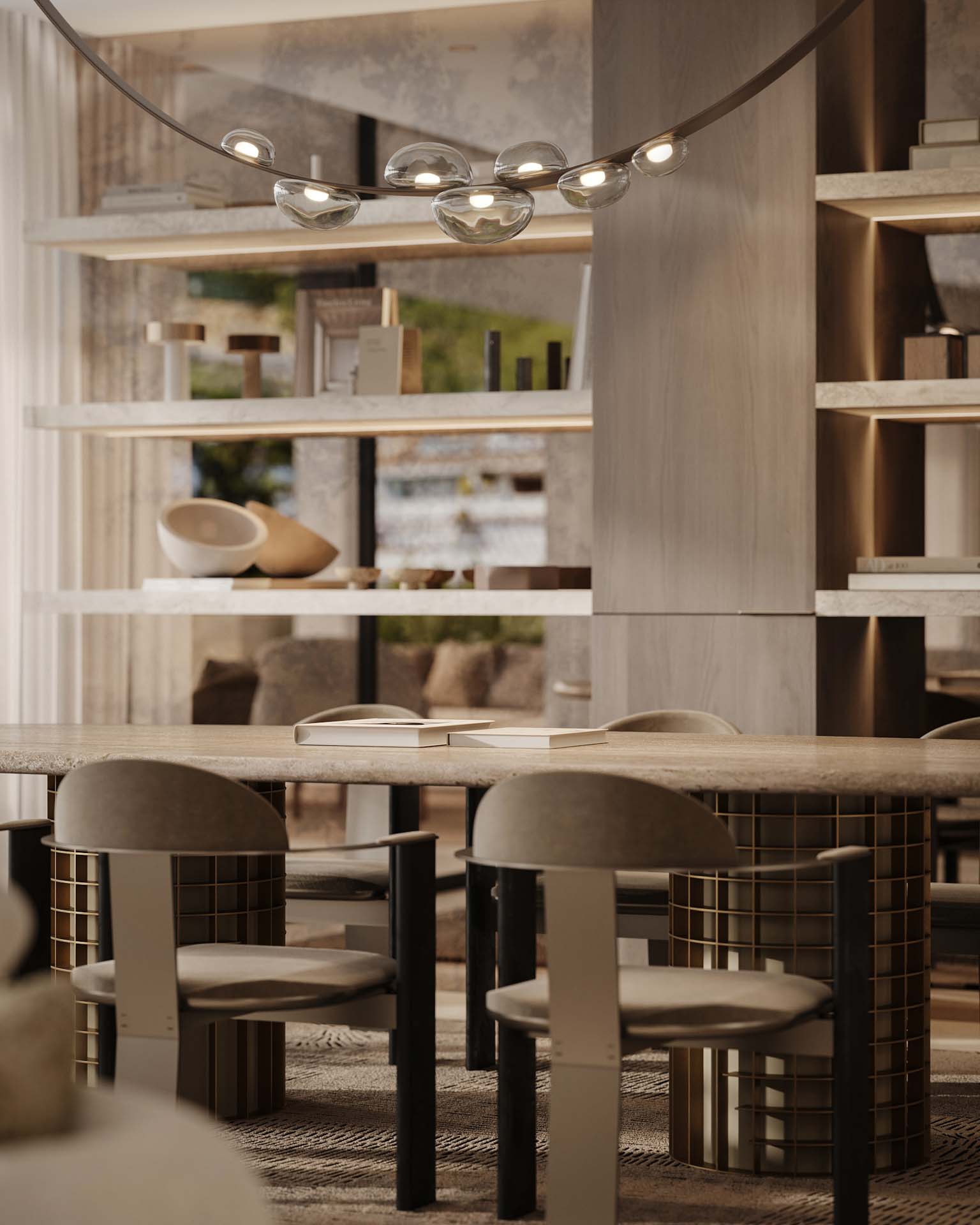 DINNING AREA 1 Noura Villas - Marbella Golden Mile