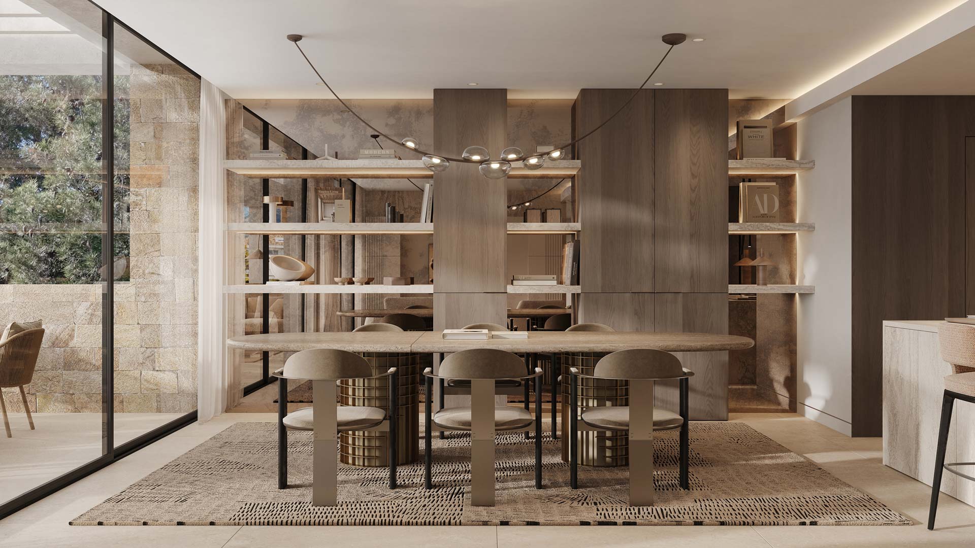 DINNING AREA 2 Noura Villas - Marbella Golden Mile