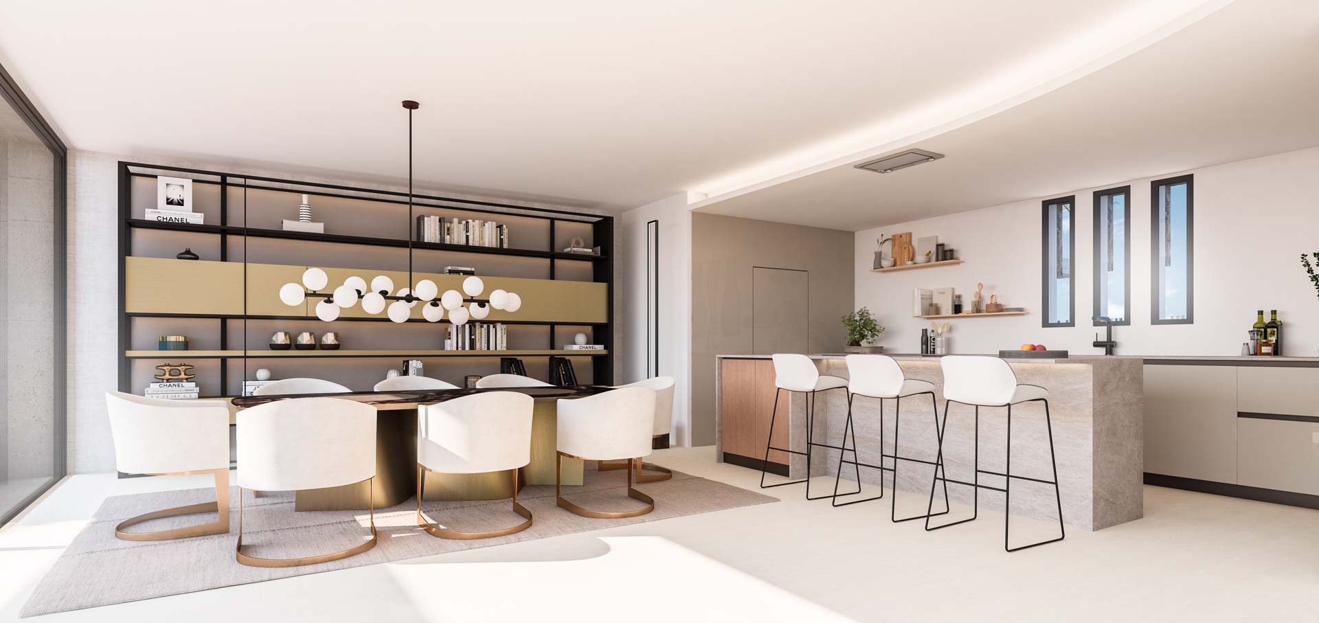 KITCHEN Noura Villas - Marbella Golden Mile