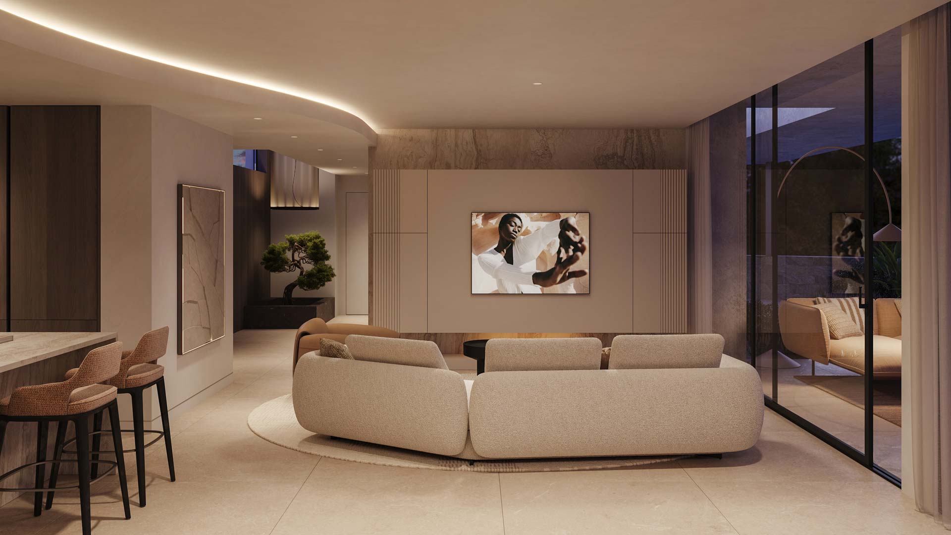 LIVING AREA 3 Noura Villas - Marbella Golden Mile