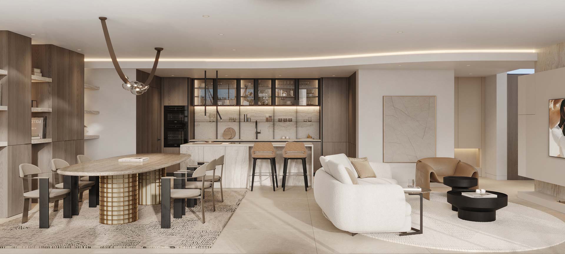 LIVING AREA 5 Noura Villas - Marbella Golden Mile