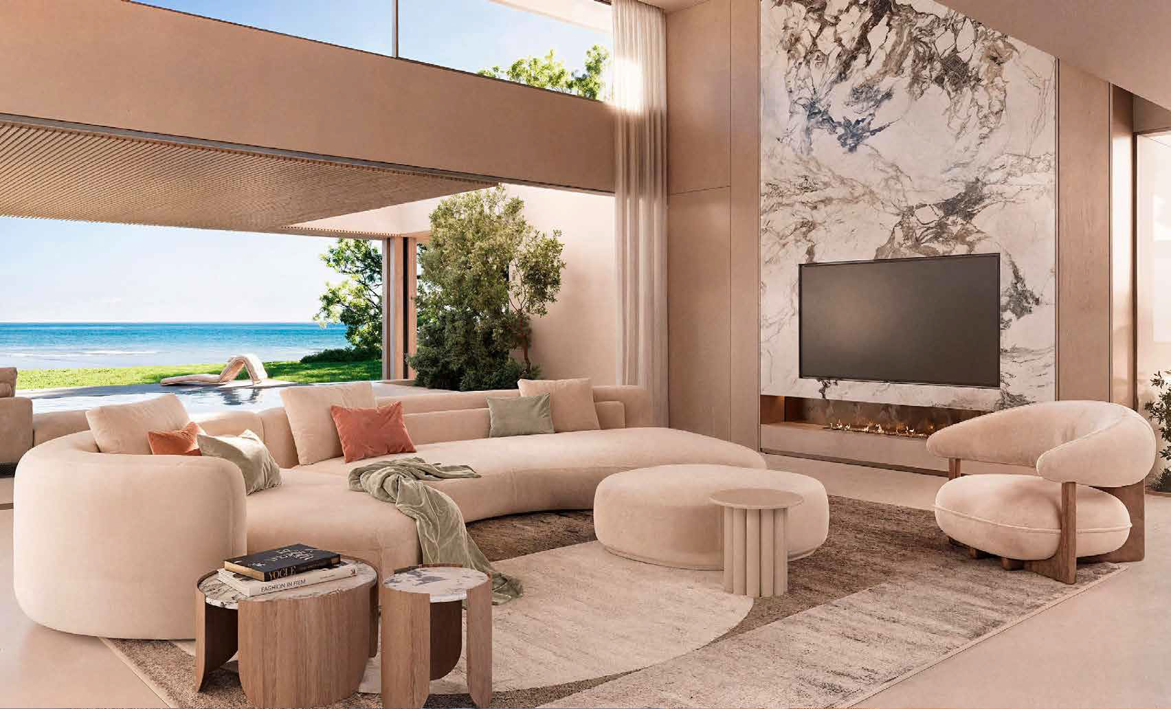 Sierra Blanca by the sea