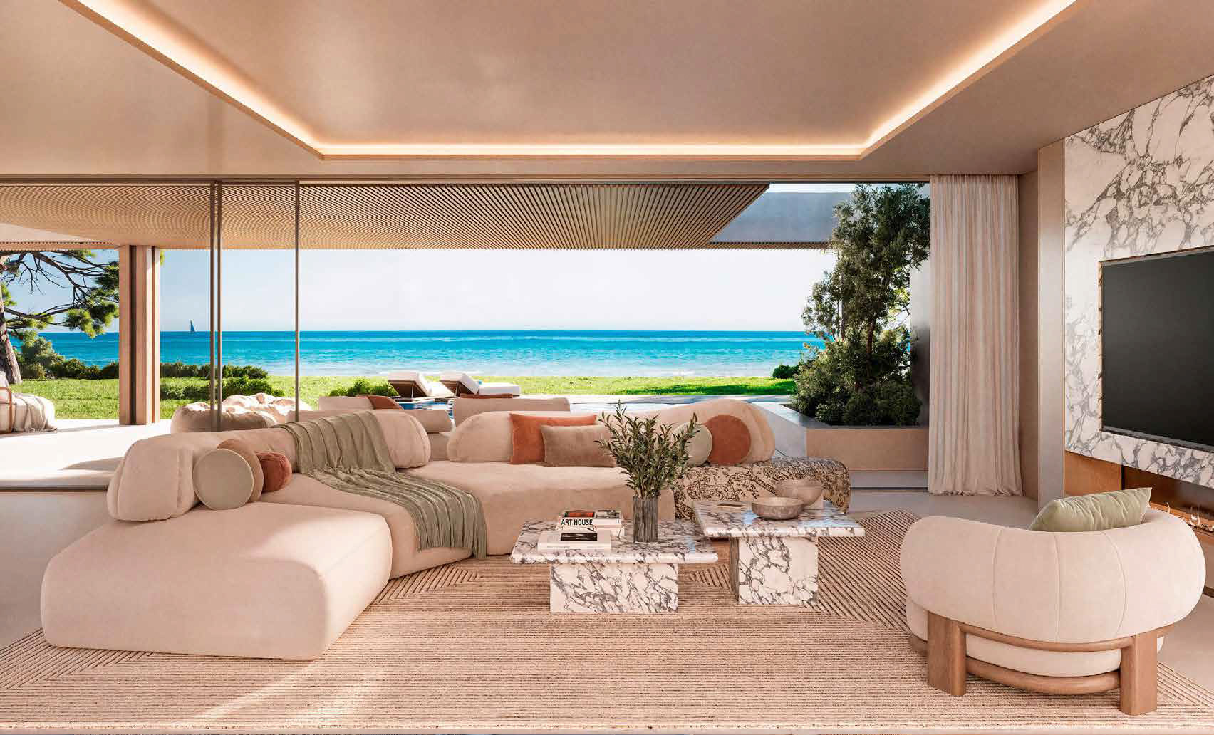 Sierra Blanca by the sea