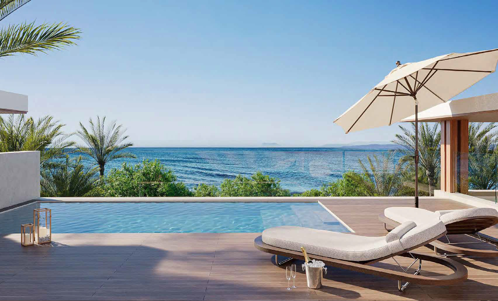 Sierra Blanca by the sea