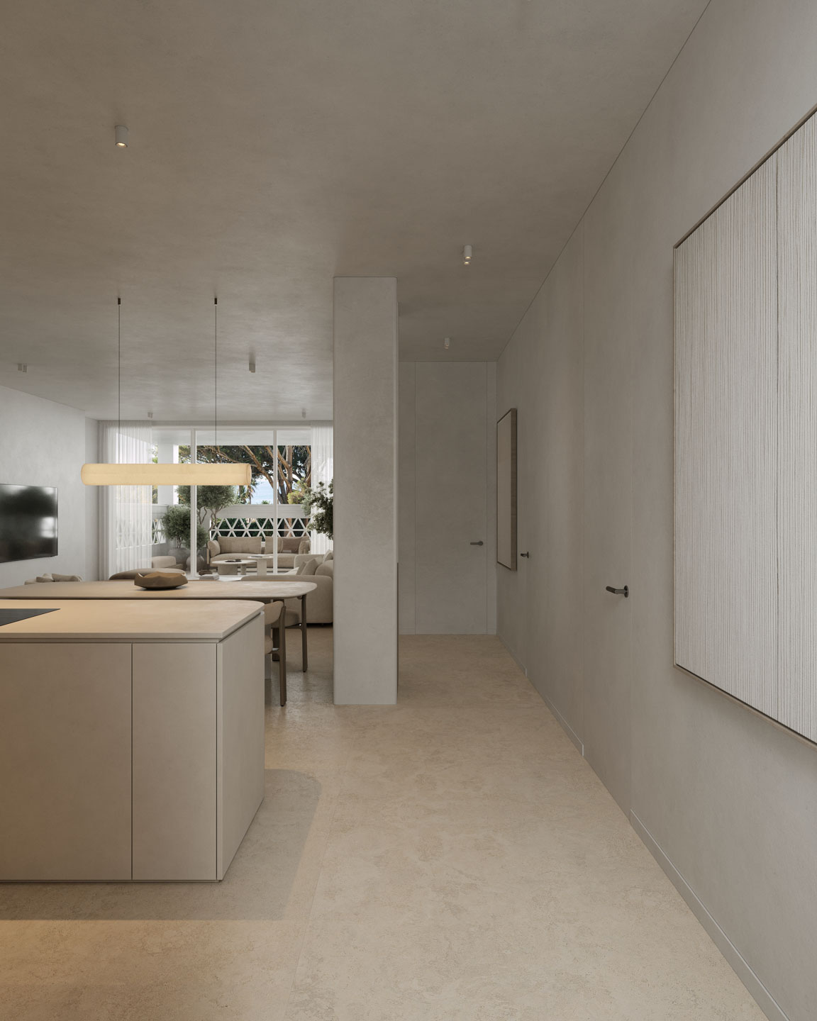 Beachfront Apartment in Playas del Duque, Puerto Banus