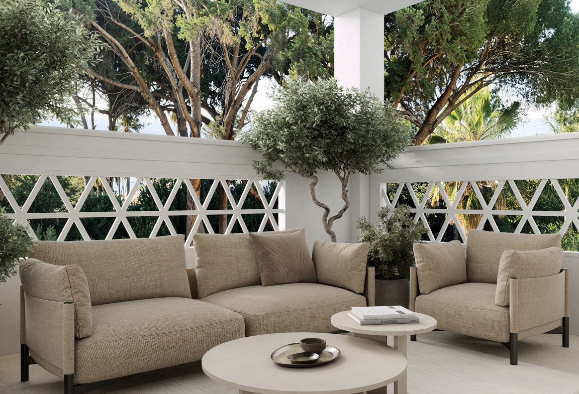Beachfront Apartment in Playas del Duque, Puerto Banus