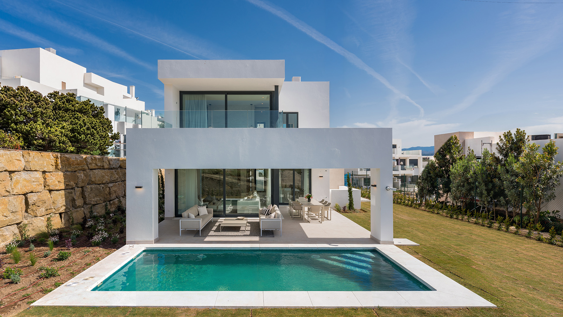 Aurea Villas – Front Aurea Villas — Exclusive Living on Estepona Golf
