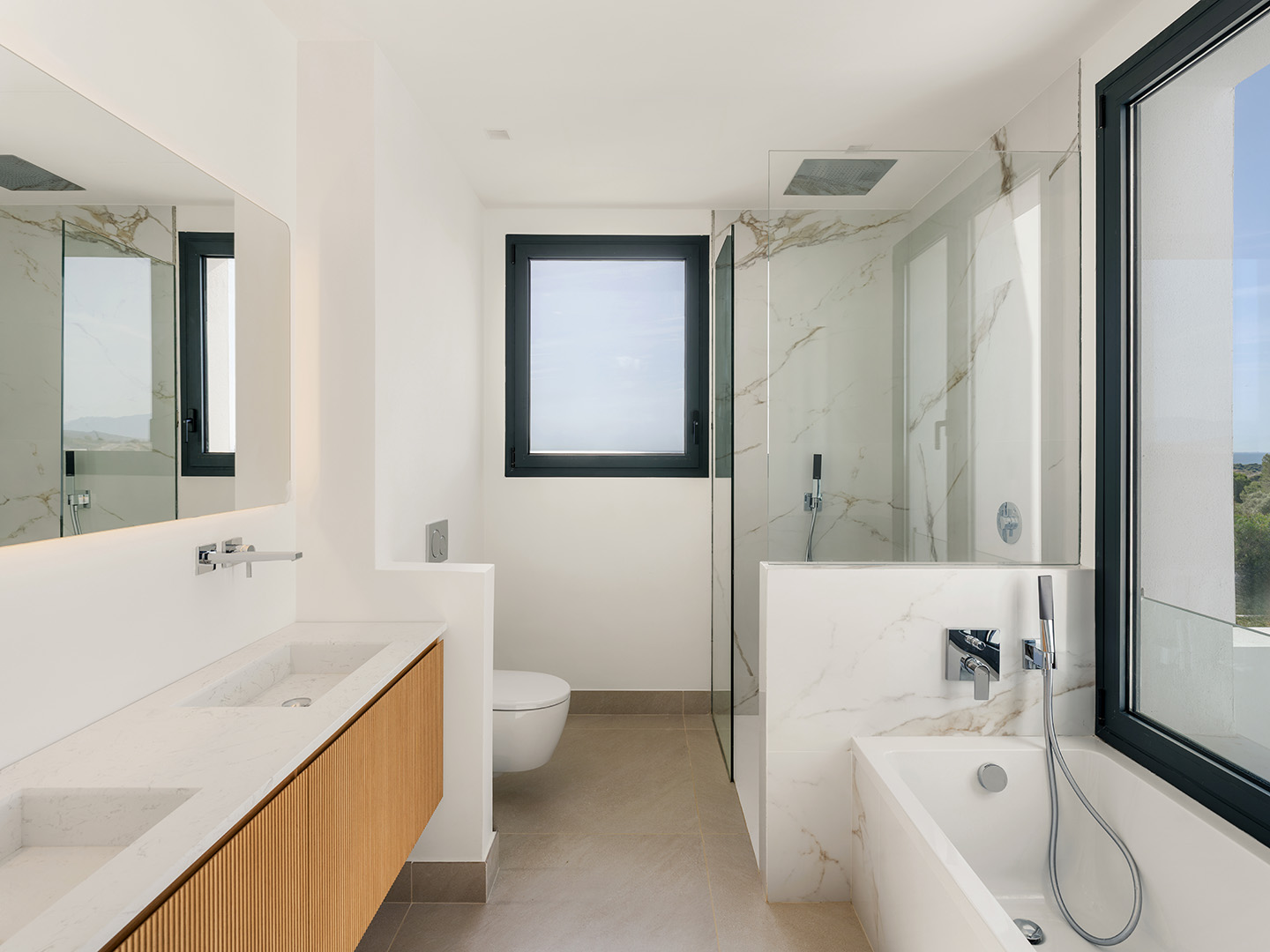 Aurea Villas – Master Bathroom Aurea Villas — Exclusive Living on Estepona Golf