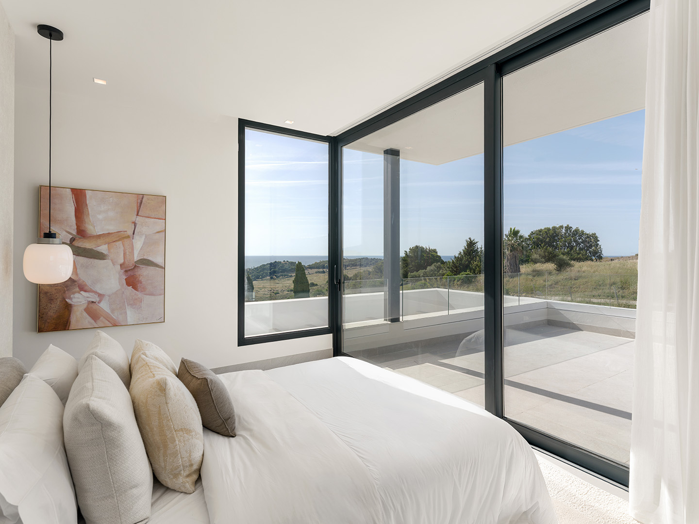Aurea Villas – Master Bedroom Views Aurea Villas — Exclusive Living on Estepona Golf