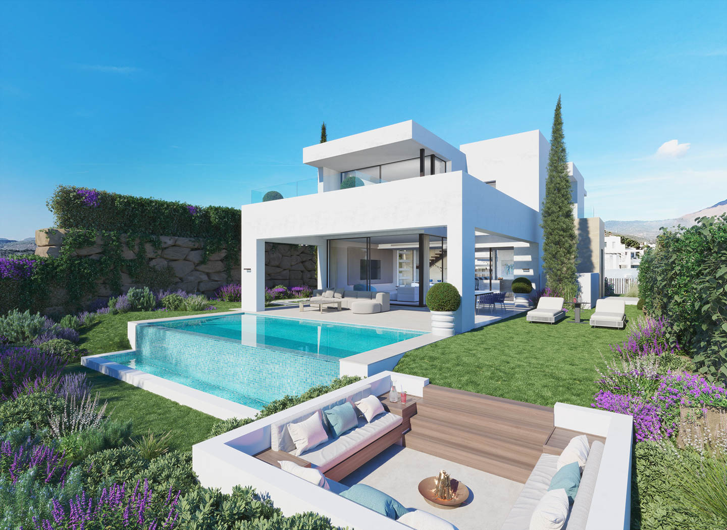 EXTERIOR POOL – AUREA VILLAS Aurea Villas — Exclusive Living on Estepona Golf