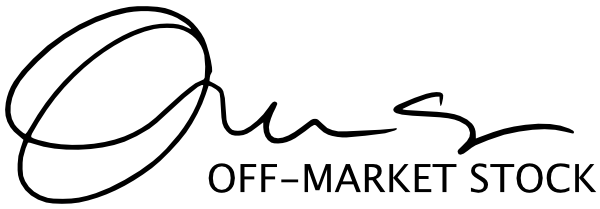 OFF-MARKET STOCK